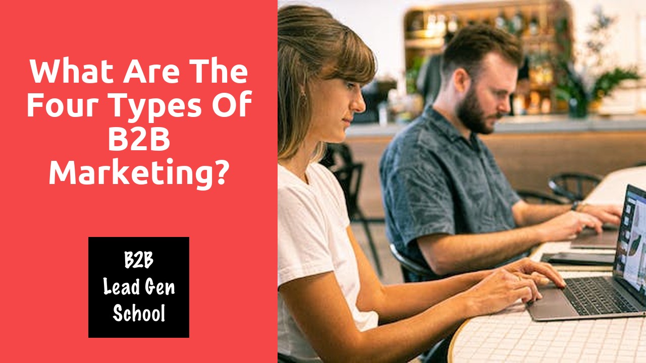 What Are The Four Types Of B2B Marketing?